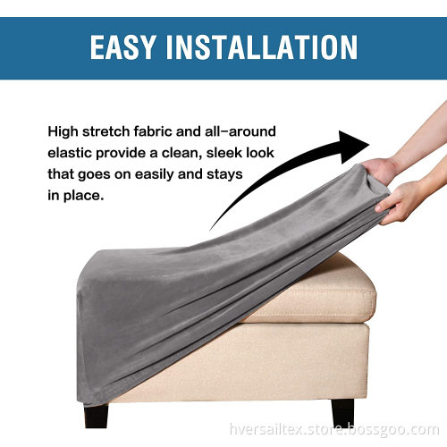 1-Piece Fit Stretch Rectangle Folding Storage Cover